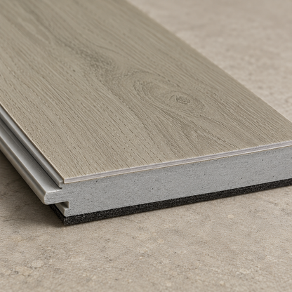 Milan luxury vinyl plank construction