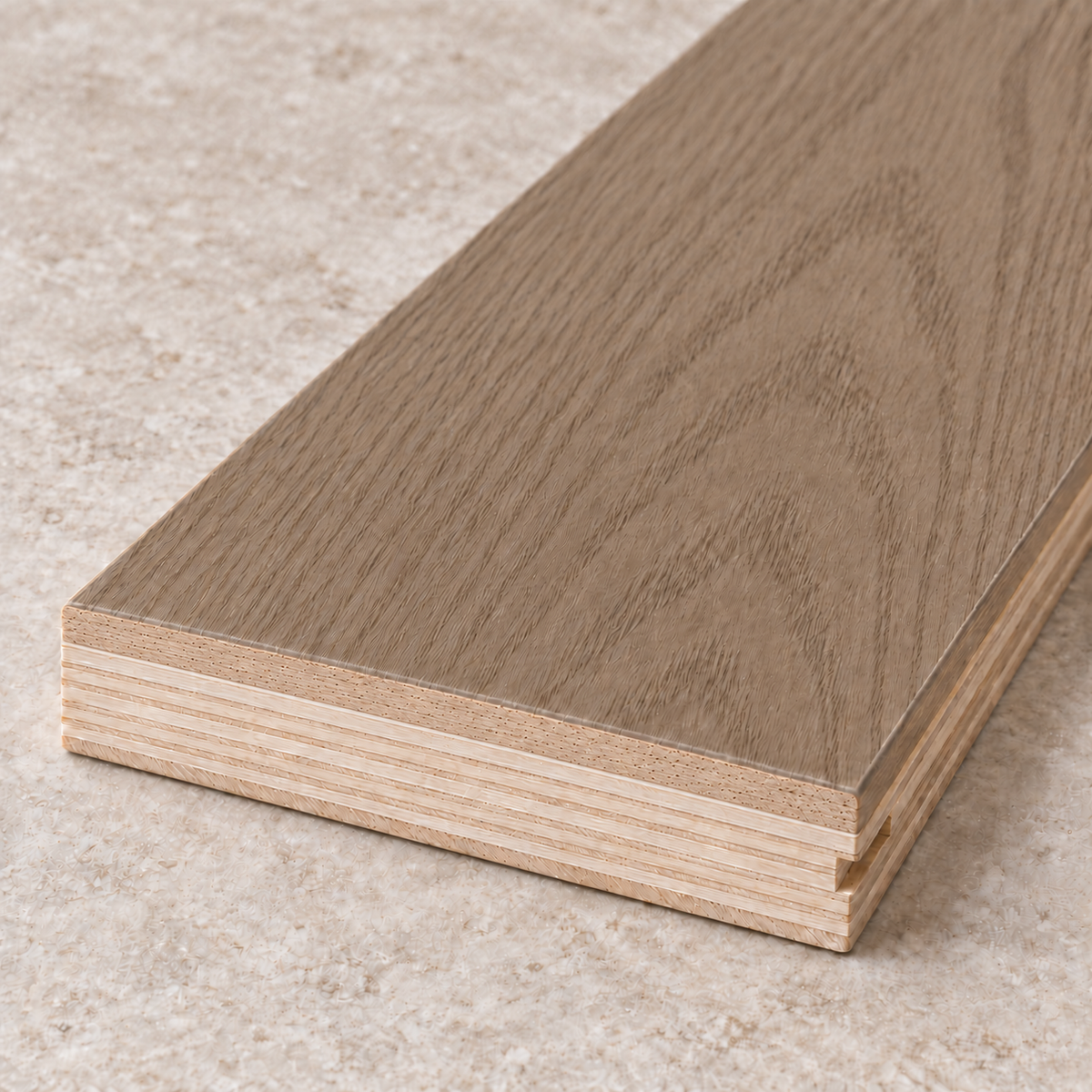 Netherlands engineered hardwood plank construction