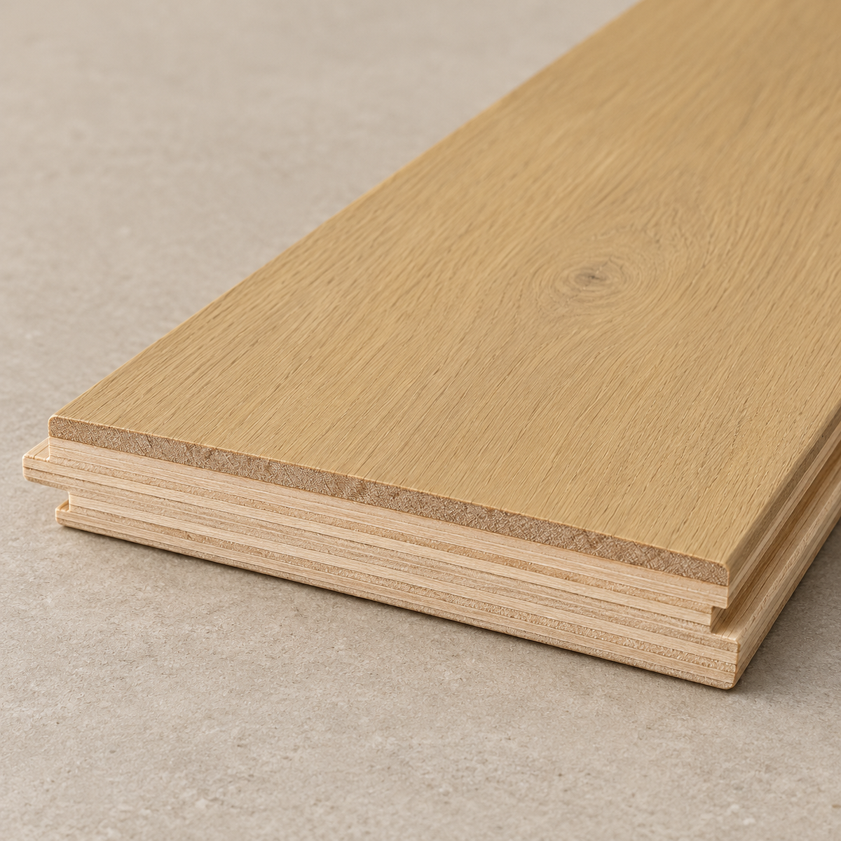 Yale engineered hardwood plank construction